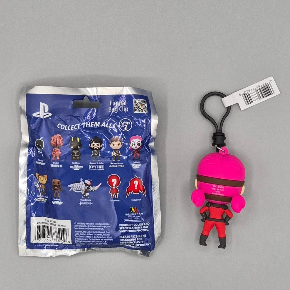 PlayStation Series 2 Dollface Twisted Metal Figural Bag Clip Monogram 77820
